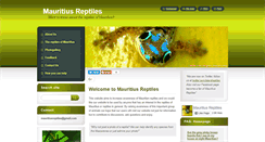Desktop Screenshot of mauritius-reptiles.com